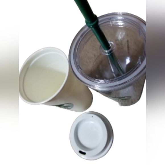 Two Reusable STARBUCKS Cups-16oz - Picture 3 of 3
